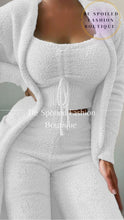 Load image into Gallery viewer, Women Solid Color Plush Knitted 3 Piece Set
