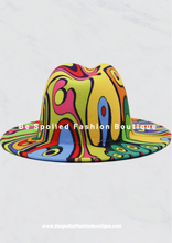 Load image into Gallery viewer, Tie Dye Fashion Fedora Hat
