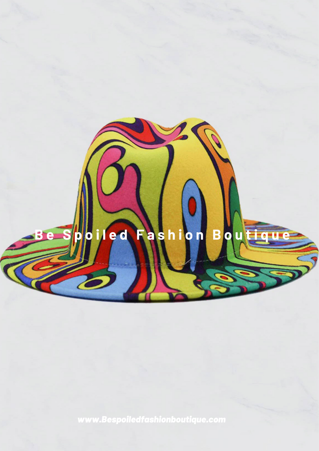 Tie Dye Fashion Fedora Hat
