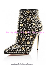 Load image into Gallery viewer, Bling Me Out Fashion Heel Boots
