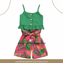 Load image into Gallery viewer, Kids Tropical 2 Piece Pants Set
