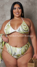 Load image into Gallery viewer, Plus Size 3 Piece Don’t Play With Me Swimwear Set
