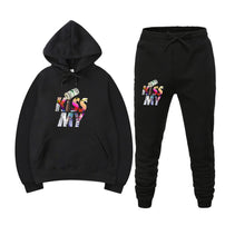 Load image into Gallery viewer, Kiss My Men Two-Piece Hoodie Set
