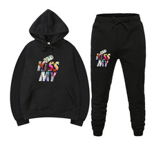 Load image into Gallery viewer, Kiss My Men Two-Piece Hoodie Set
